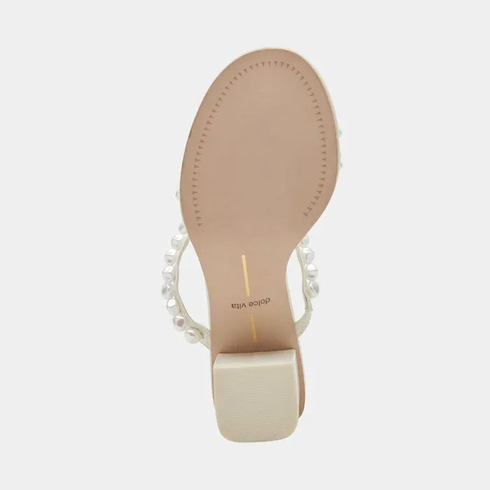Heels Shop Dolce Vita Tinker Pearl Heels Vanilla Pearls Vanilla Pearls
