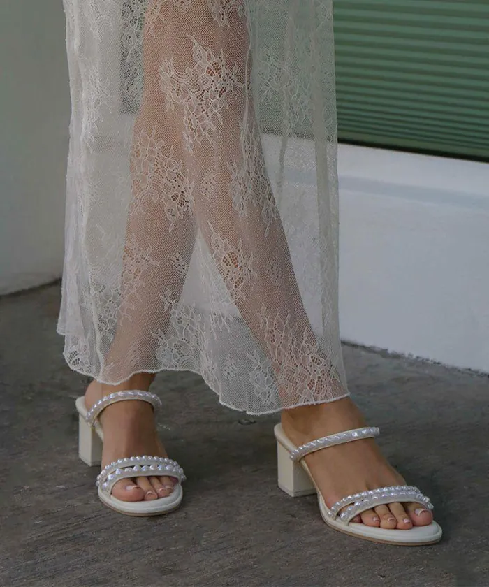 Heels Shop Dolce Vita Tinker Pearl Heels Vanilla Pearls Vanilla Pearls