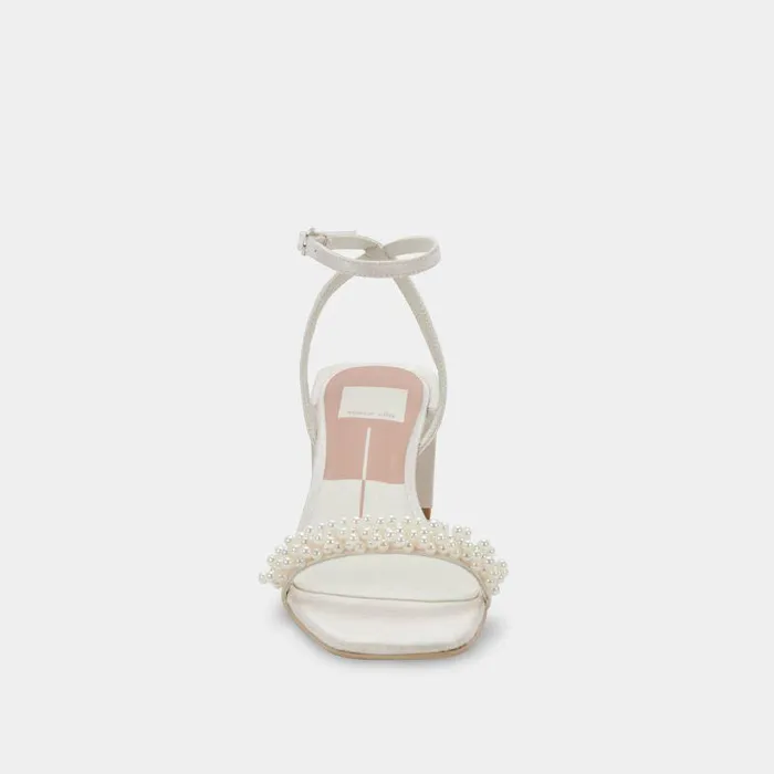 Heels Shop Dolce Vita Zalima Heels Vanilla Pearls Vanilla Pearls