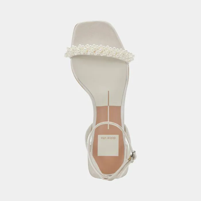 Heels Shop Dolce Vita Zalima Heels Vanilla Pearls Vanilla Pearls