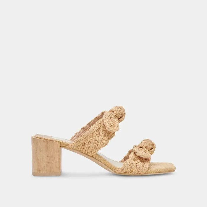 Heels Shop Dolce Vita Zemmie Sandals Lt Natural Raffia Lt Natural Raffia