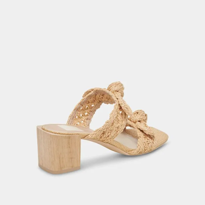 Heels Shop Dolce Vita Zemmie Sandals Lt Natural Raffia Lt Natural Raffia