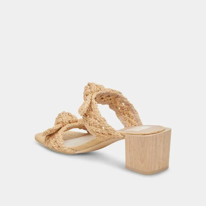 Heels Shop Dolce Vita Zemmie Sandals Lt Natural Raffia Lt Natural Raffia