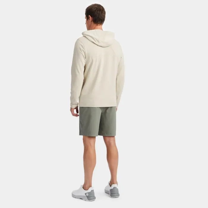 Hoodies and Tees Men GFORE BRUSHED BACK TECH HOODIE Stone