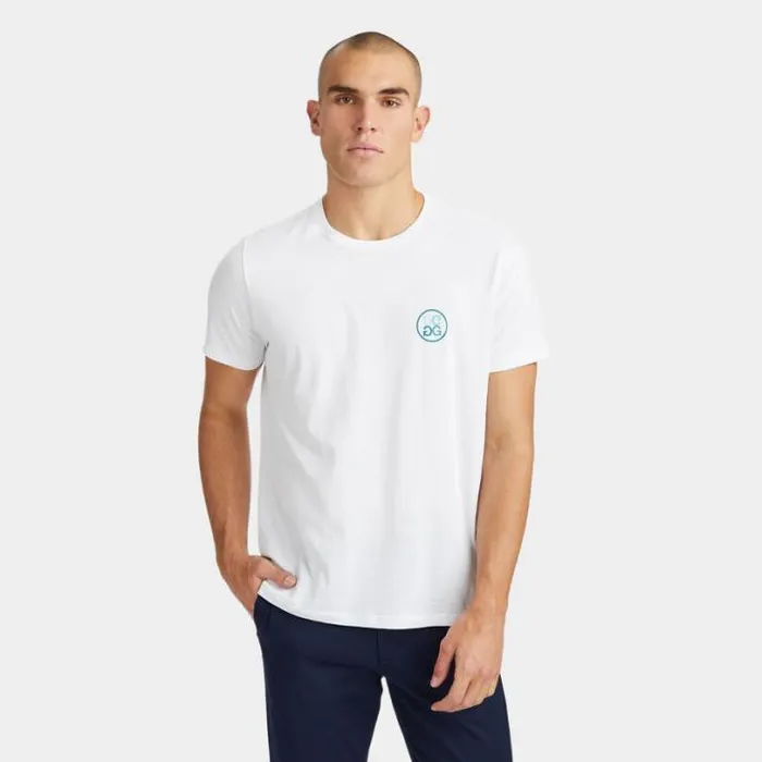 Hoodies and Tees Men GFORE GOLFER COTTON TEE Snow