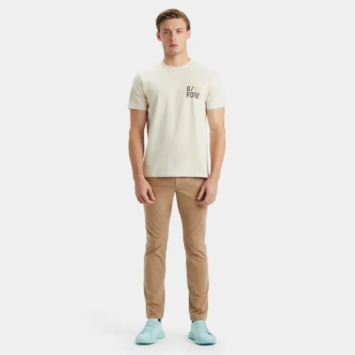 Hoodies and Tees Men GFORE SHOTS COTTON TEE Stone