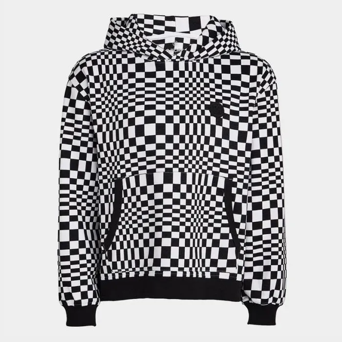 Hoodies and Tees MenWomen GFORE DISTORTED CHECK UNISEX FRENCH TERRY HOODIE Snow Hoodies and Tees MenWomen GFORE DISTORTED CHECK UNISEX FRENCH TERRY HOODIE Snow