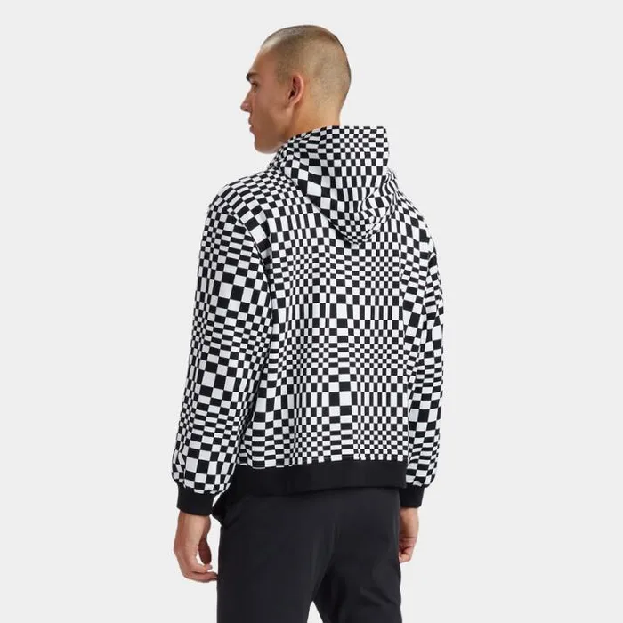 Hoodies and Tees MenWomen GFORE DISTORTED CHECK UNISEX FRENCH TERRY HOODIE Snow