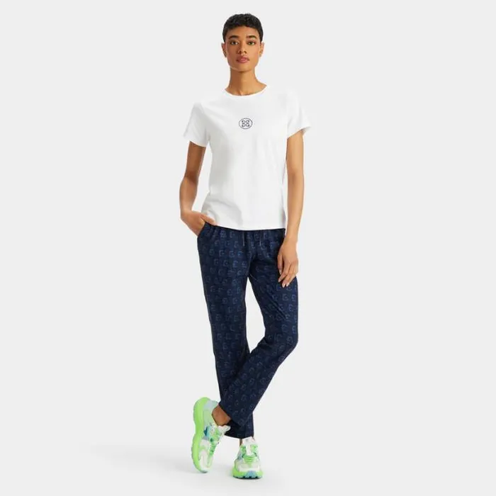 Hoodies and Tees Women GFORE GRADIENT APRS GOLF COTTON TEE Snow