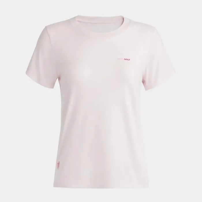 Hoodies and Tees Women GFORE I HATE GOLF COTTON TEE Petal