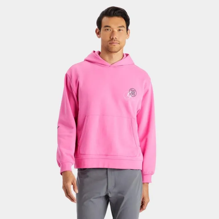 Hoodies and Tees WomenMen GFORE G04 UNISEX FRENCH TERRY HOODIE Day Glow Pink