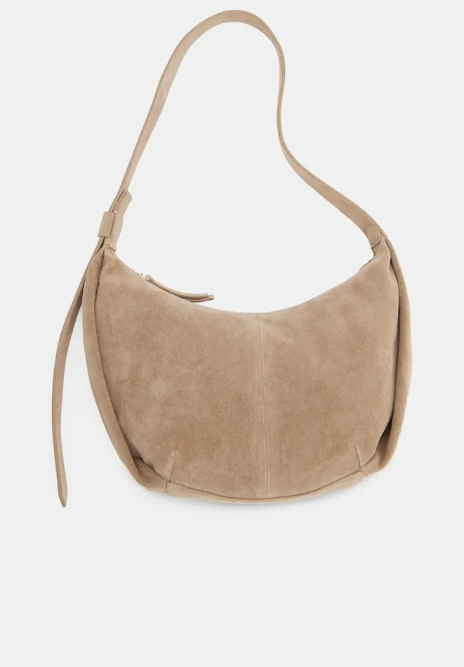 Hush Bags Women Lydia Scoop Crossbody Bag Light Tan Hush Bags Women Lydia Scoop Crossbody Bag Light Tan