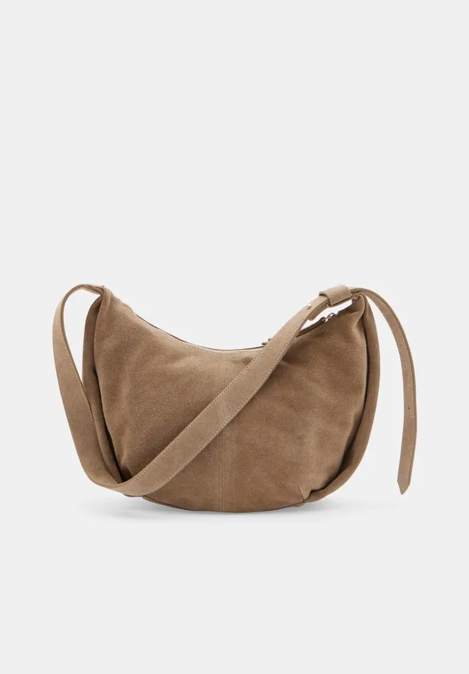Hush Bags Women Lydia Scoop Crossbody Bag Light Tan Hush Bags Women Lydia Scoop Crossbody Bag Light Tan