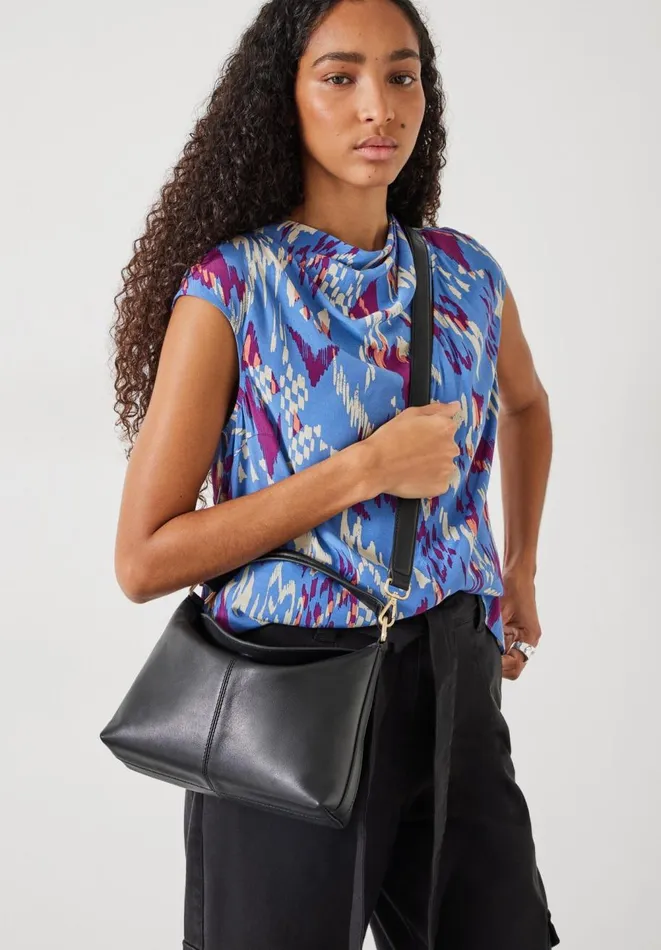 Hush Bags Women Stevie Leather Crossbody Bag Black Hush Bags Women Stevie Leather Crossbody Bag Black
