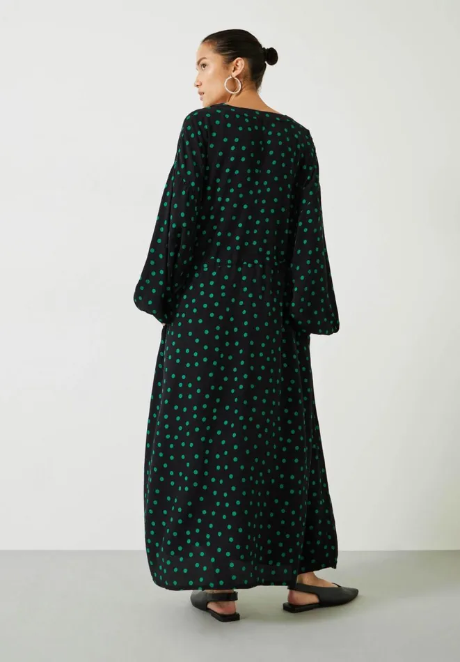 Hush Dresses Women Aimee Oversized Maxi Dress Polka Dots Green Hush Dresses Women Aimee Oversized Maxi Dress Polka Dots Green