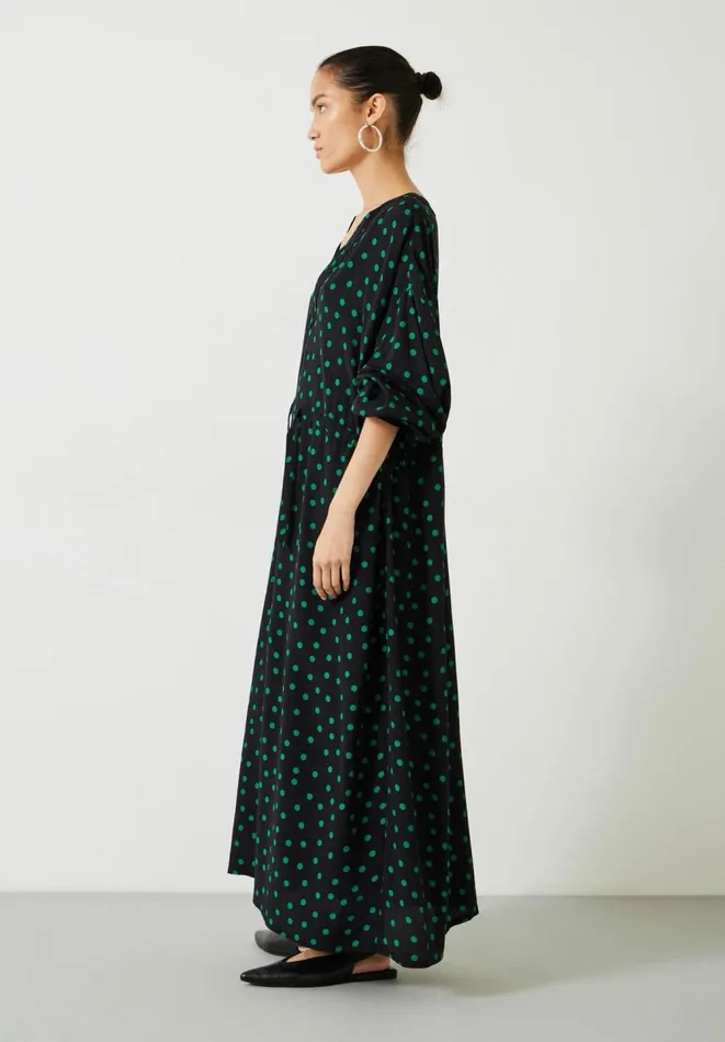 Hush Dresses Women Aimee Oversized Maxi Dress Polka Dots Green Hush Dresses Women Aimee Oversized Maxi Dress Polka Dots Green