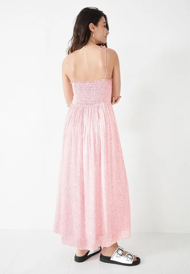 Hush Dresses Women Alessia Stripe Midi Dress Pink Little Lines Hush Dresses Women Alessia Stripe Midi Dress Pink Little Lines