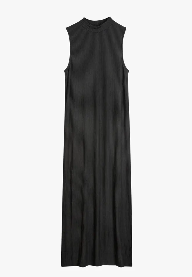 Hush Dresses Women Alexis Ribbed Jersey Midi Dress Black Hush Dresses Women Alexis Ribbed Jersey Midi Dress Black