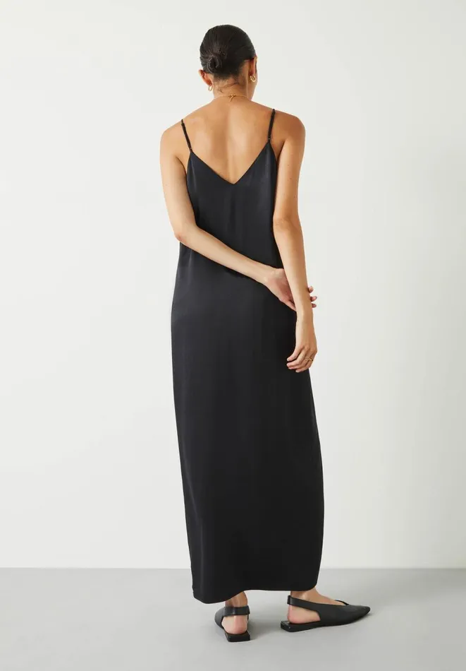 Hush Dresses Women Aria Split Midi Dress Black Hush Dresses Women Aria Split Midi Dress Black