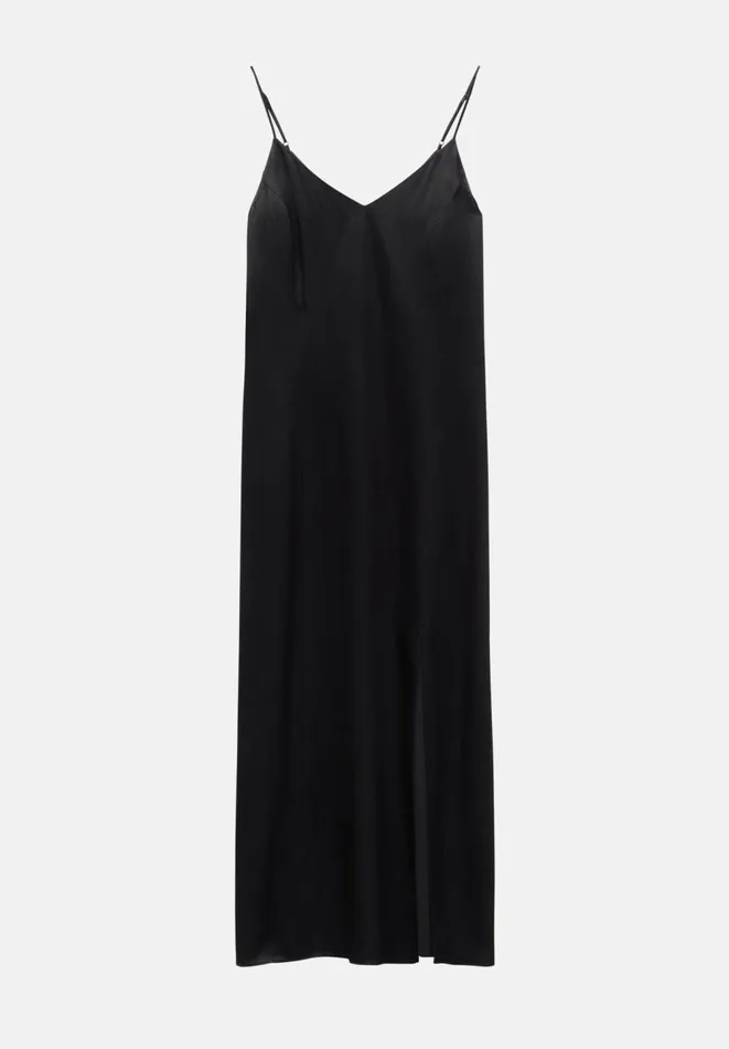 Hush Dresses Women Aria Split Midi Dress Black Hush Dresses Women Aria Split Midi Dress Black