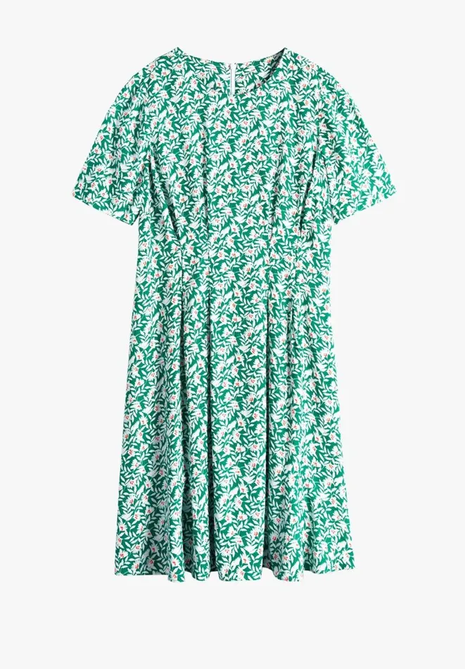 Hush Dresses Women Ashley Tea Dress Leafy Floral Green Hush Dresses Women Ashley Tea Dress Leafy Floral Green