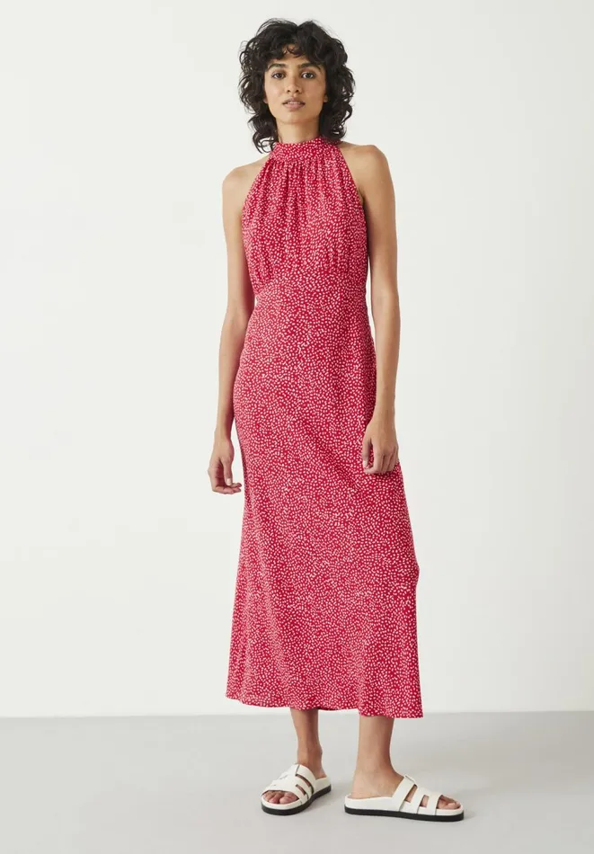 Hush Dresses Women Eliza Halter Midi Dress Mini Mark Red