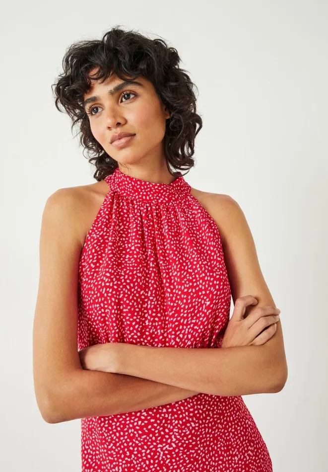 Hush Dresses Women Eliza Halter Midi Dress Mini Mark Red Hush Dresses Women Eliza Halter Midi Dress Mini Mark Red