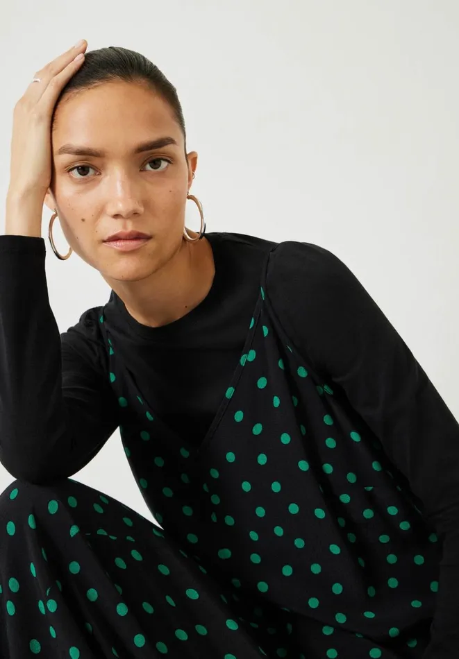 Hush Dresses Women Eloise Polka Dot Maxi Slip Dress Polka Dots Green Hush Dresses Women Eloise Polka Dot Maxi Slip Dress Polka Dots Green
