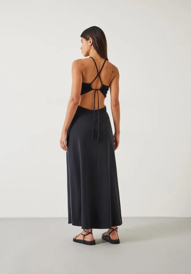 Hush Dresses Women Jemma Cotton Jersey Cutout Dress Black Hush Dresses Women Jemma Cotton Jersey Cutout Dress Black