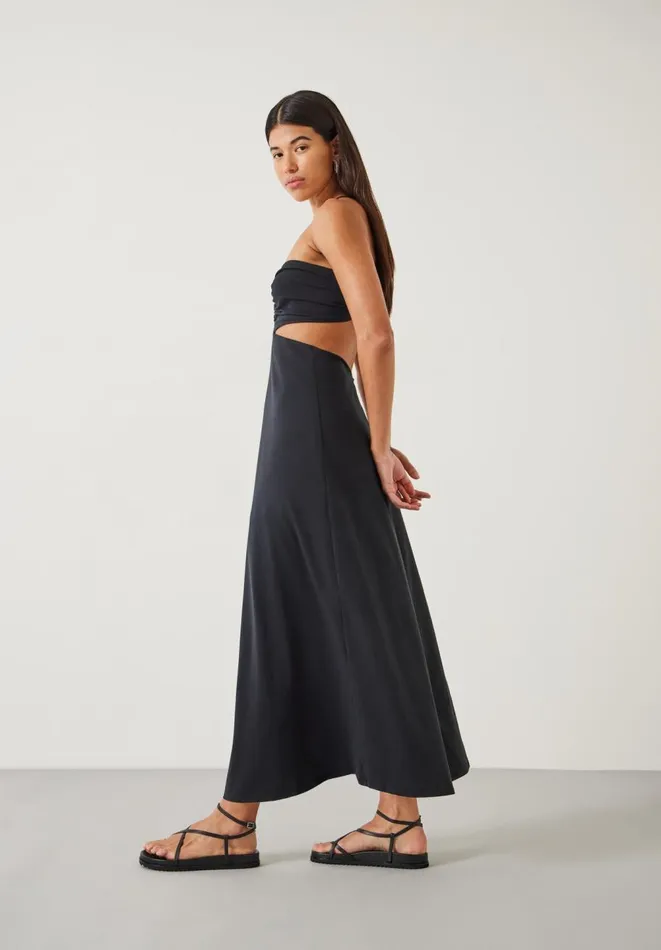 Hush Dresses Women Jemma Cotton Jersey Cutout Dress Black Hush Dresses Women Jemma Cotton Jersey Cutout Dress Black