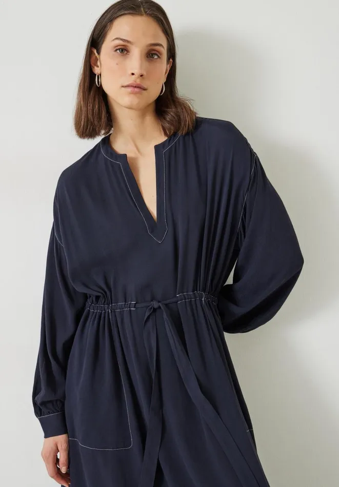Hush Dresses Women Julie Oversized Contrast Maxi Dress Midnight Navy Hush Dresses Women Julie Oversized Contrast Maxi Dress Midnight Navy