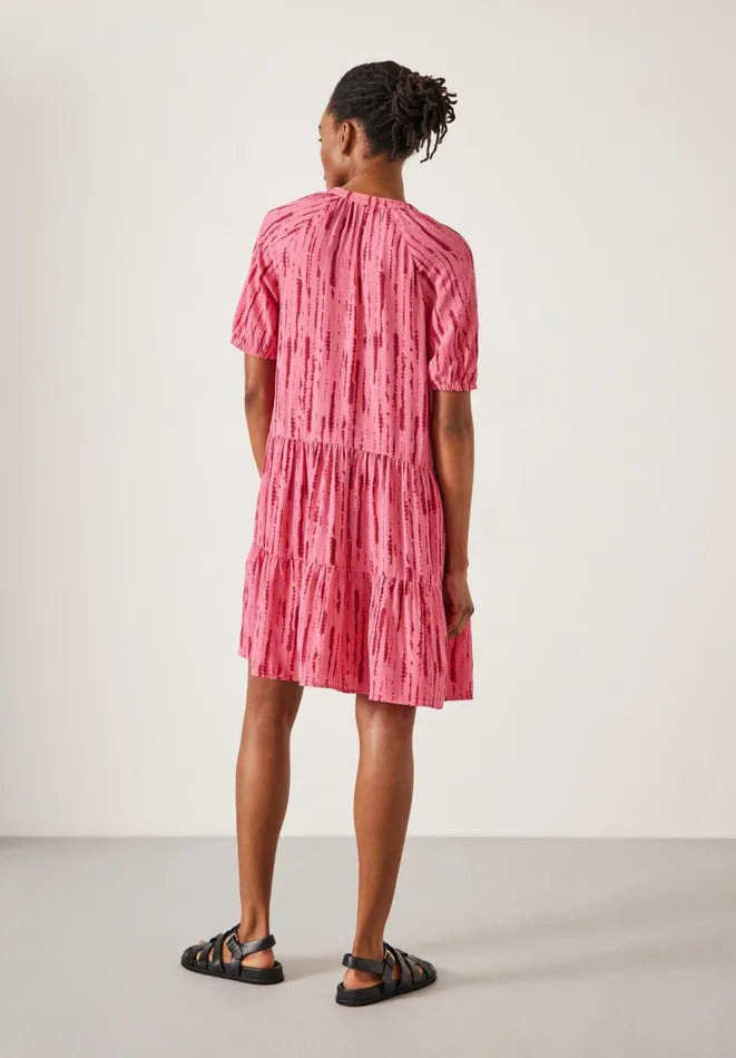 Hush Dresses Women Kailey Mini Dress Striped Tie Dye Pink Hush Dresses Women Kailey Mini Dress Striped Tie Dye Pink