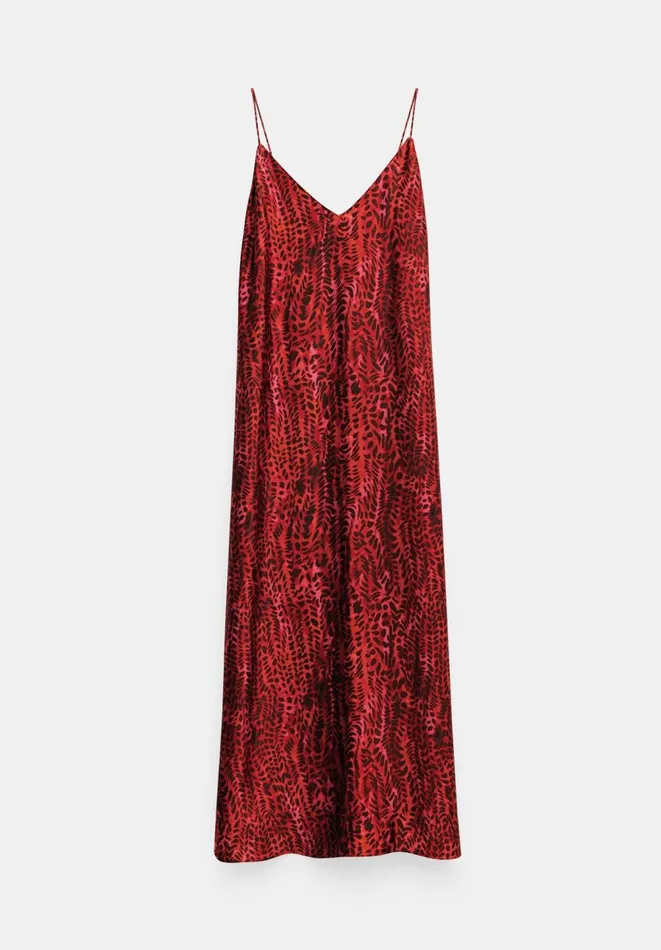 Hush Dresses Women Leanne Slip Maxi Dress Watercolour Animal Red Hush Dresses Women Leanne Slip Maxi Dress Watercolour Animal Red