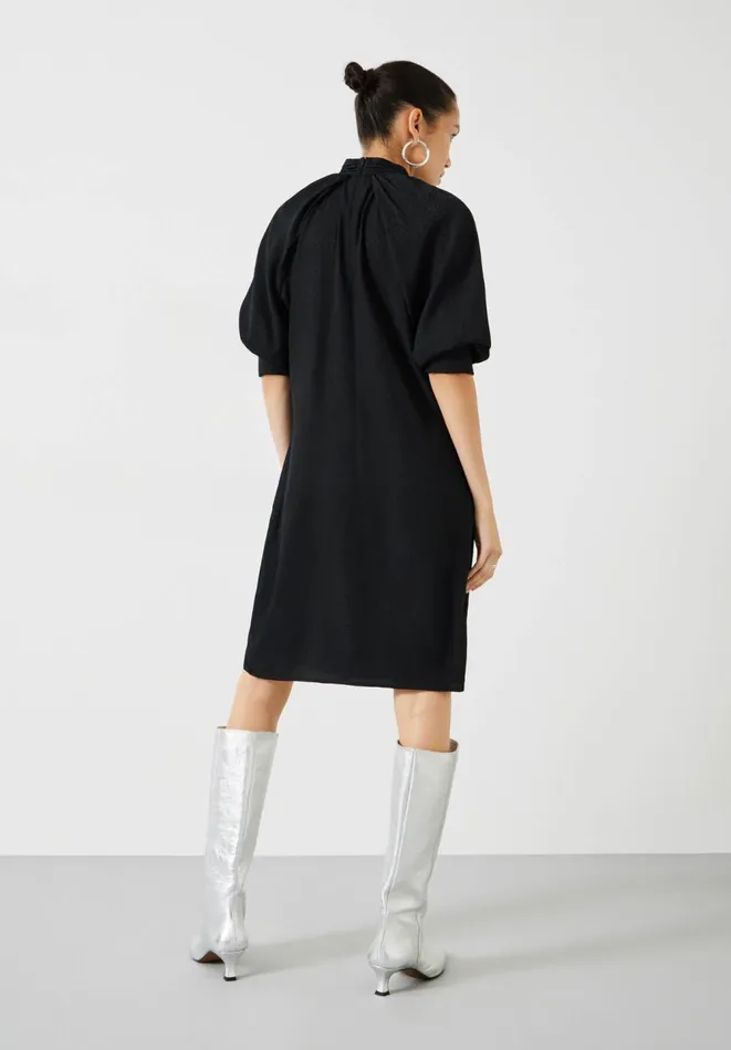 Hush Dresses Women Lilianna Gathered Mini Dress Black Hush Dresses Women Lilianna Gathered Mini Dress Black