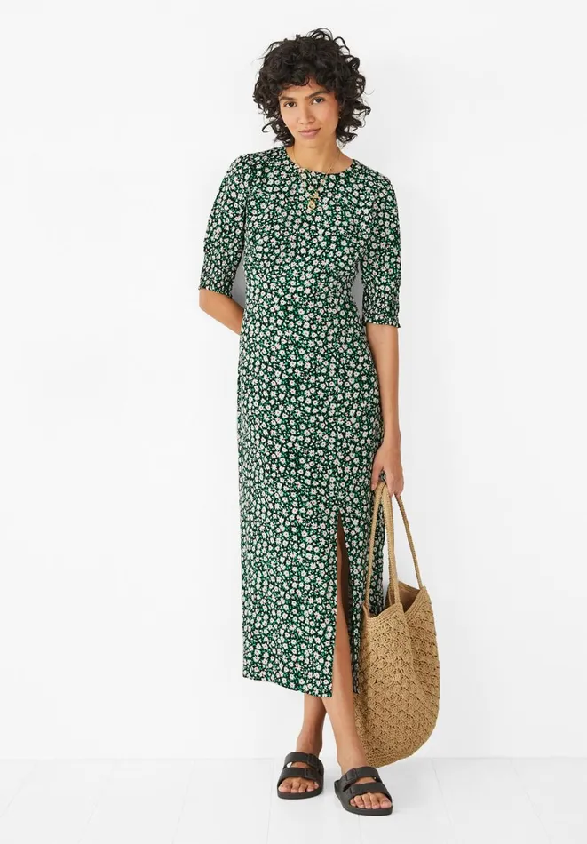 Hush Dresses Women Louise Tea Midi Dress Mini Daisy Black
