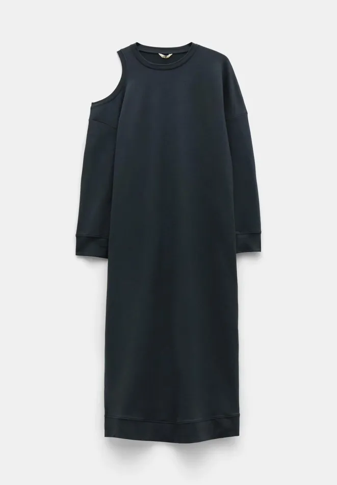 Hush Dresses Women Neena Cut Out Midi Dress Anthracite Hush Dresses Women Neena Cut Out Midi Dress Anthracite