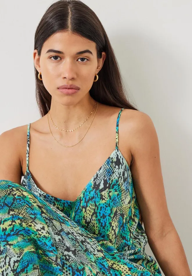 Hush Dresses Women Sydney Printed Maxi Slip Dress Tie Dye Snake Hush Dresses Women Sydney Printed Maxi Slip Dress Tie Dye Snake