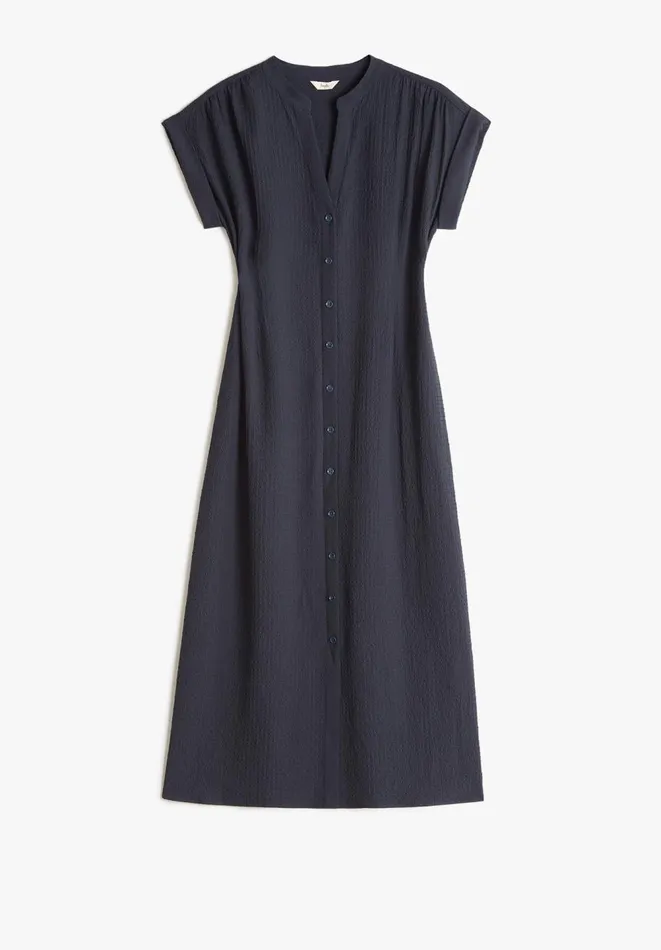 Hush Dresses Women Textured Posy Midi Dress Midnight Hush Dresses Women Textured Posy Midi Dress Midnight