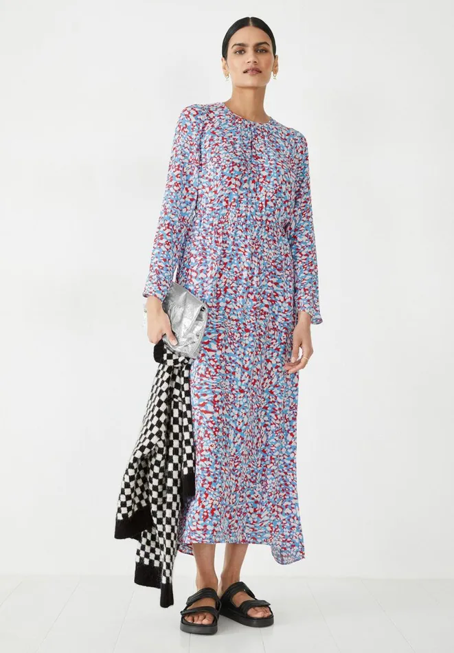 Hush Dresses Women Willow Midi Dress Animal Mark Floral