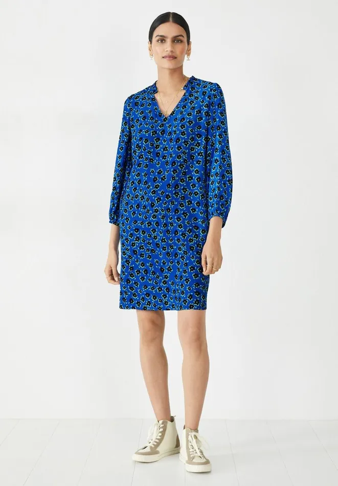 Hush Dresses Women Zina Mini Dress Little Flowers Dark Blue Hush Dresses Women Zina Mini Dress Little Flowers Dark Blue
