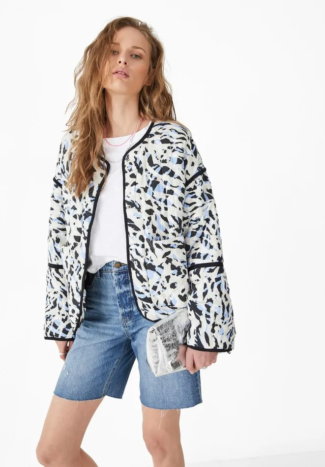 Hush Jackets and Coats Women Andy Quilted Printed Jacket Zebra 8211 Ecrumulti Hush Jackets and Coats Women Andy Quilted Printed Jacket Zebra 8211 Ecrumulti