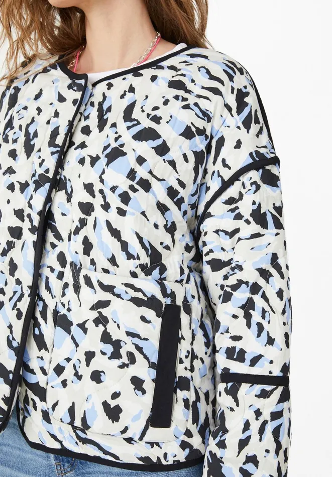 Hush Jackets and Coats Women Andy Quilted Printed Jacket Zebra 8211 Ecrumulti Hush Jackets and Coats Women Andy Quilted Printed Jacket Zebra 8211 Ecrumulti