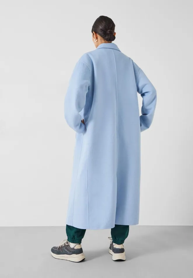Hush Jackets and Coats Women Iris Relaxed Wool Blend Double Faced Coat Blue Hush Jackets and Coats Women Iris Relaxed Wool Blend Double Faced Coat Blue