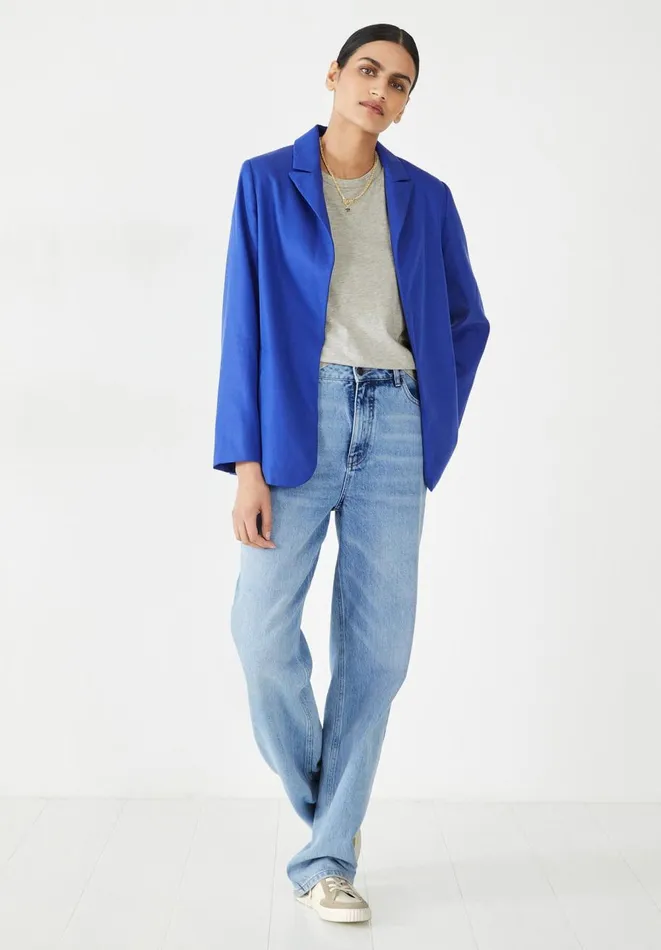 Hush Jackets and Coats Women Kasia Blazer Cobalt Blue Hush Jackets and Coats Women Kasia Blazer Cobalt Blue