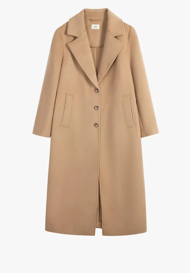 Hush Jackets and Coats Women Mena Relaxed Wool Coat Camel Hush Jackets and Coats Women Mena Relaxed Wool Coat Camel