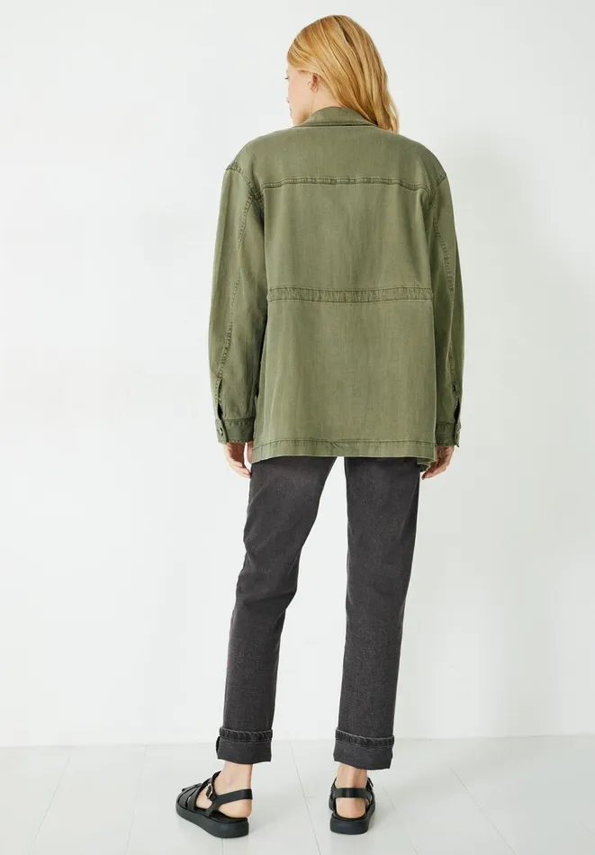 Hush Jackets and Coats Women Pippa Utility Jacket Khaki Hush Jackets and Coats Women Pippa Utility Jacket Khaki