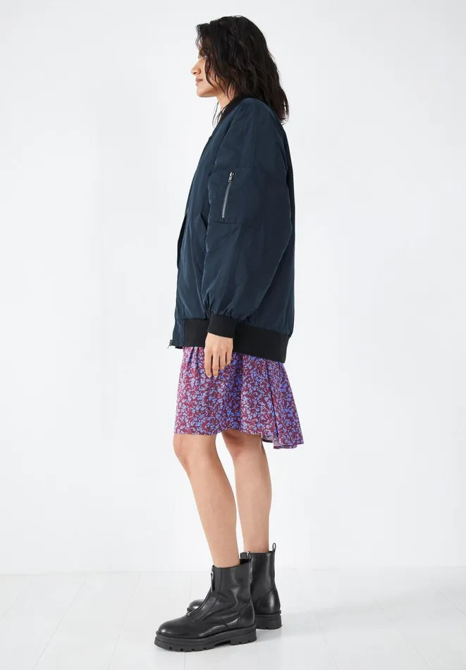 Hush Jackets and Coats Women Topaz Bomber Jacket Midnight Hush Jackets and Coats Women Topaz Bomber Jacket Midnight
