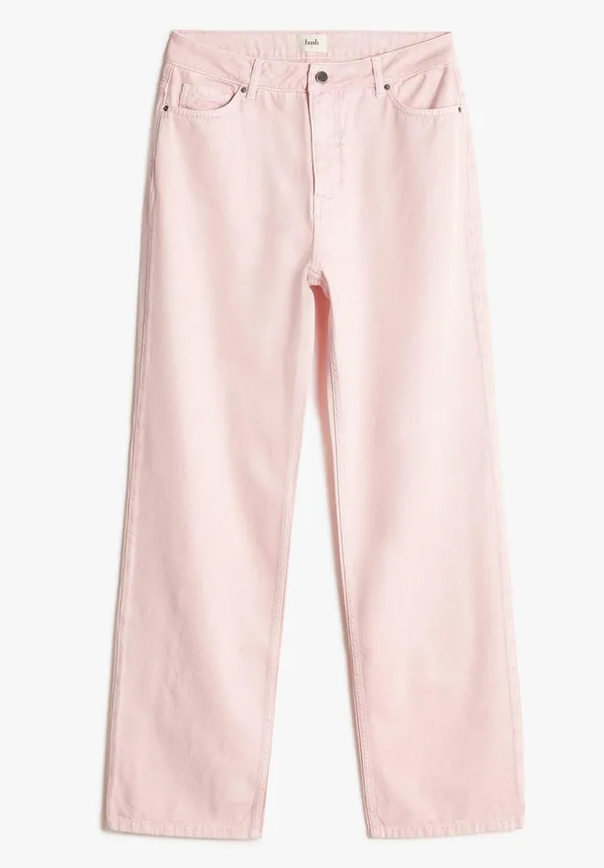 Hush Jeans Women Remy Straight Slouch Jeans Pink Hush Jeans Women Remy Straight Slouch Jeans Pink