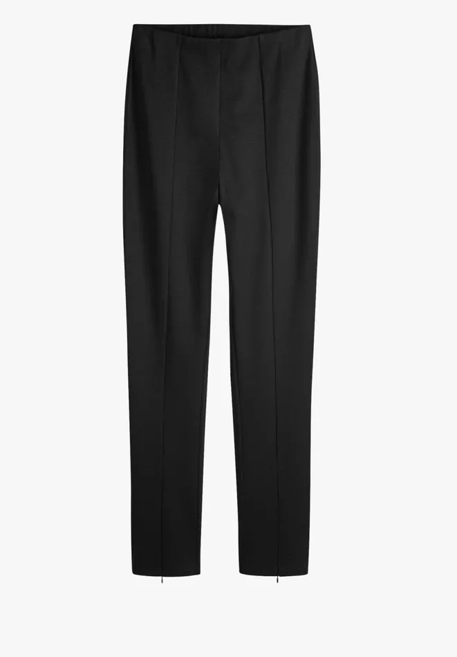 Hush Joggers and Leggings Women Adriana Zip Flare Jersey Trousers Black Hush Joggers and Leggings Women Adriana Zip Flare Jersey Trousers Black