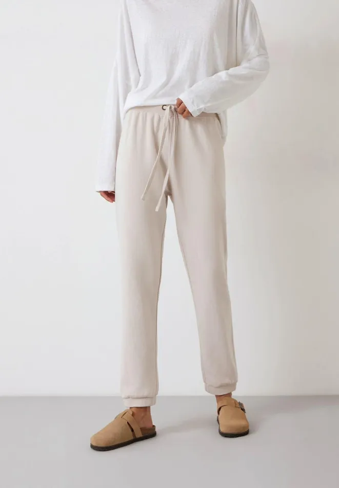 Hush Joggers and Leggings Women Lindsey Washed Joggers Ecru Hush Joggers and Leggings Women Lindsey Washed Joggers Ecru